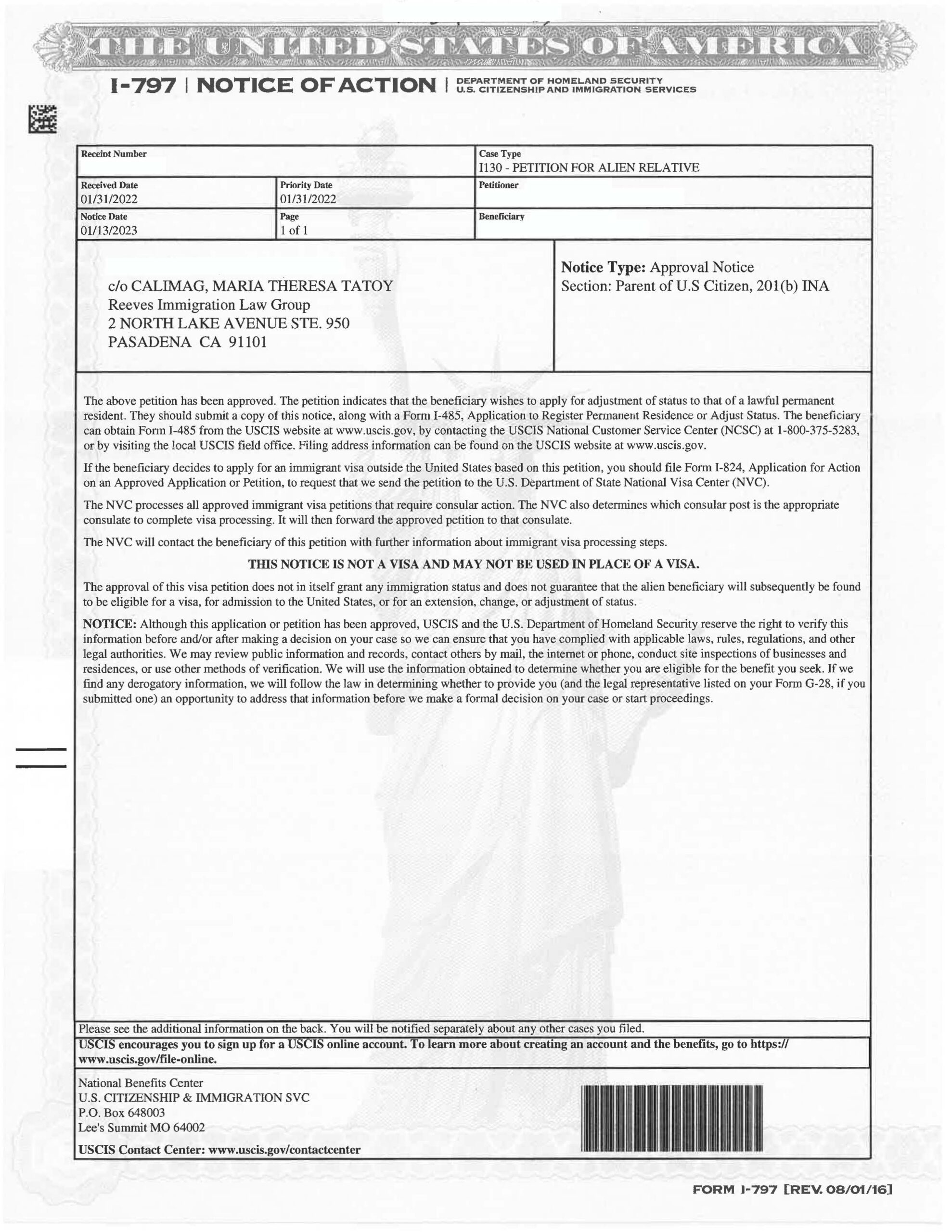 130 U Form 2023