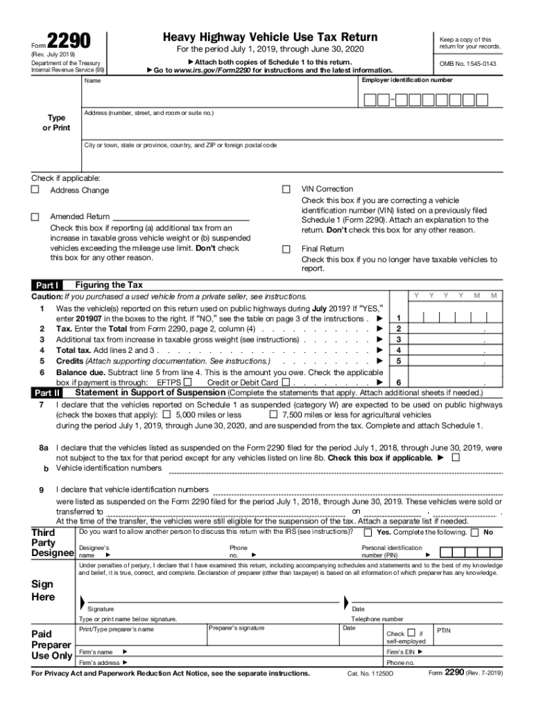 Irs Form 2290 2024