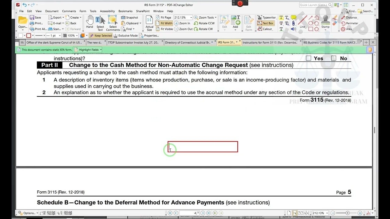 Irs Form 3115 Instructions Pdf