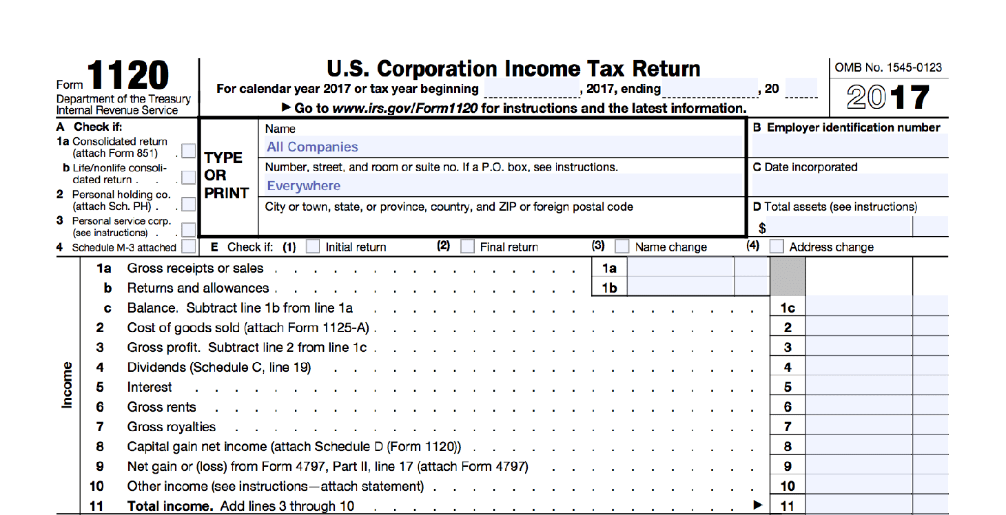Irs Instructions Form 1120-H