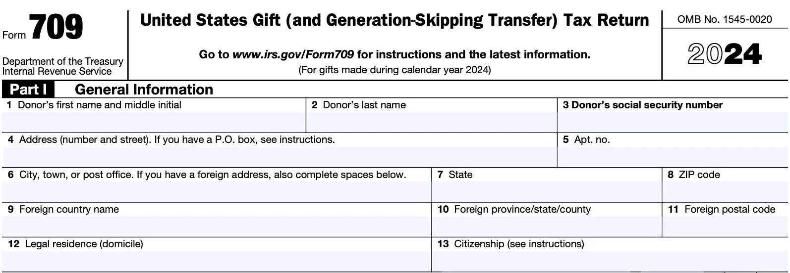 Irs Form 709 Pdf