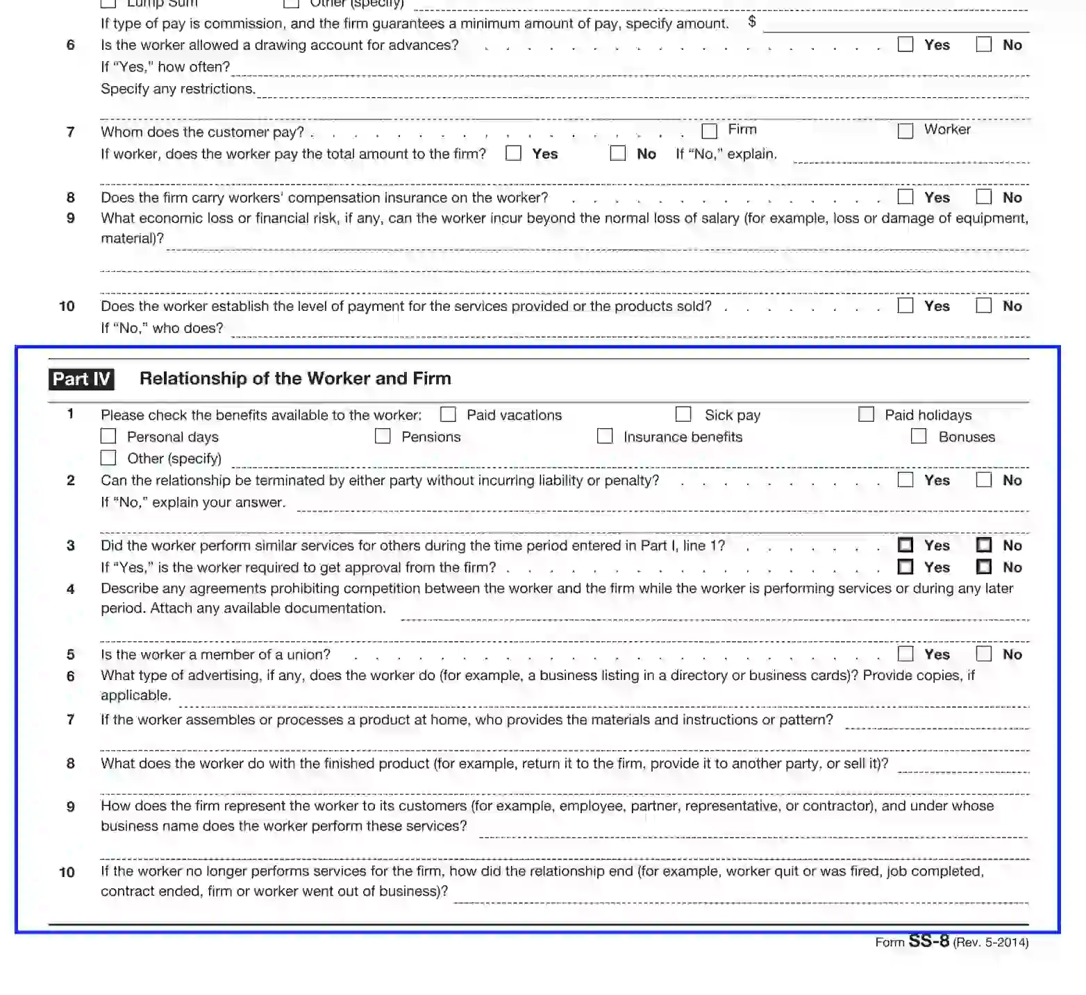 What Is A Form Ss-8