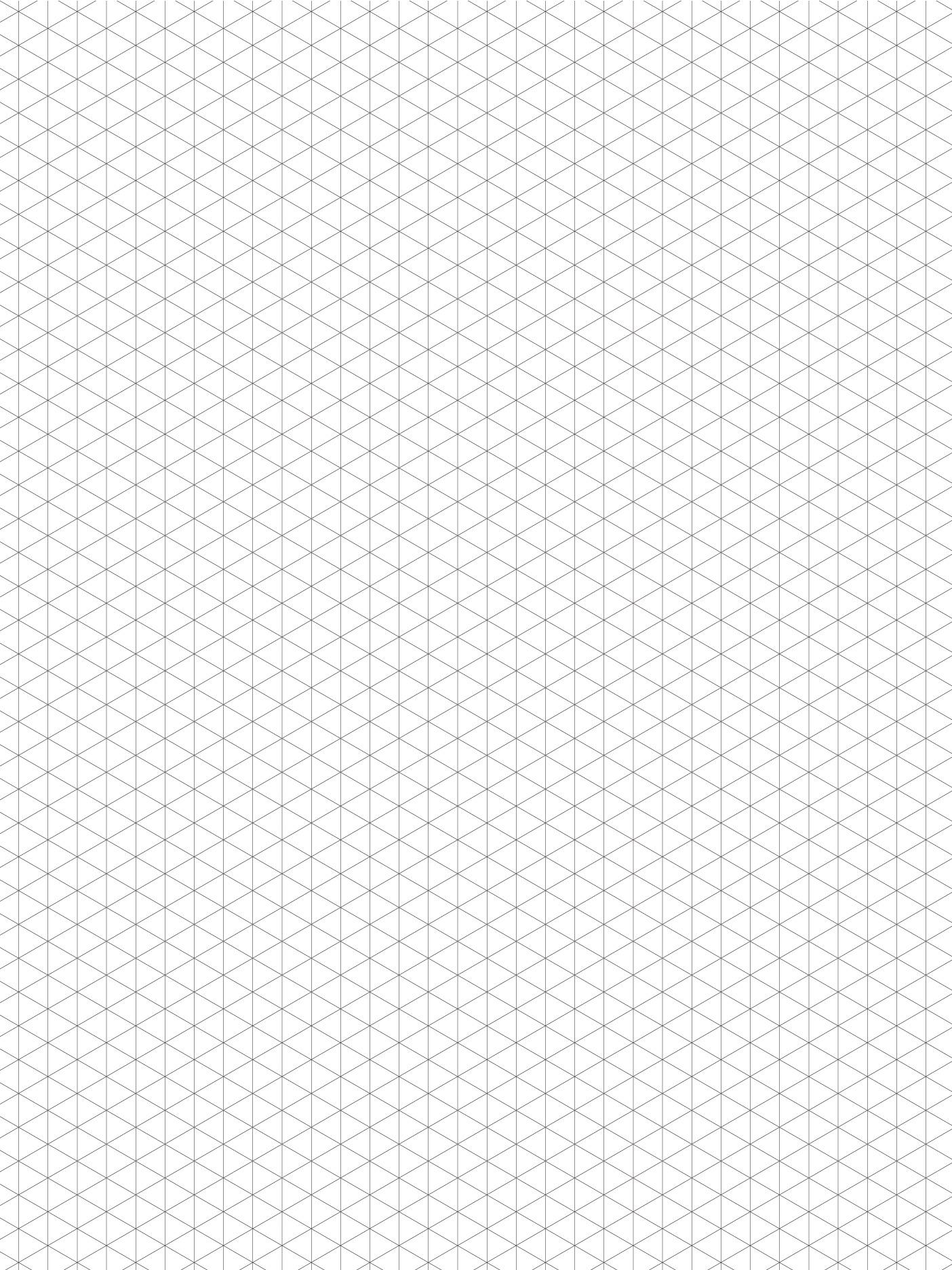 Printable Iso Graph Paper