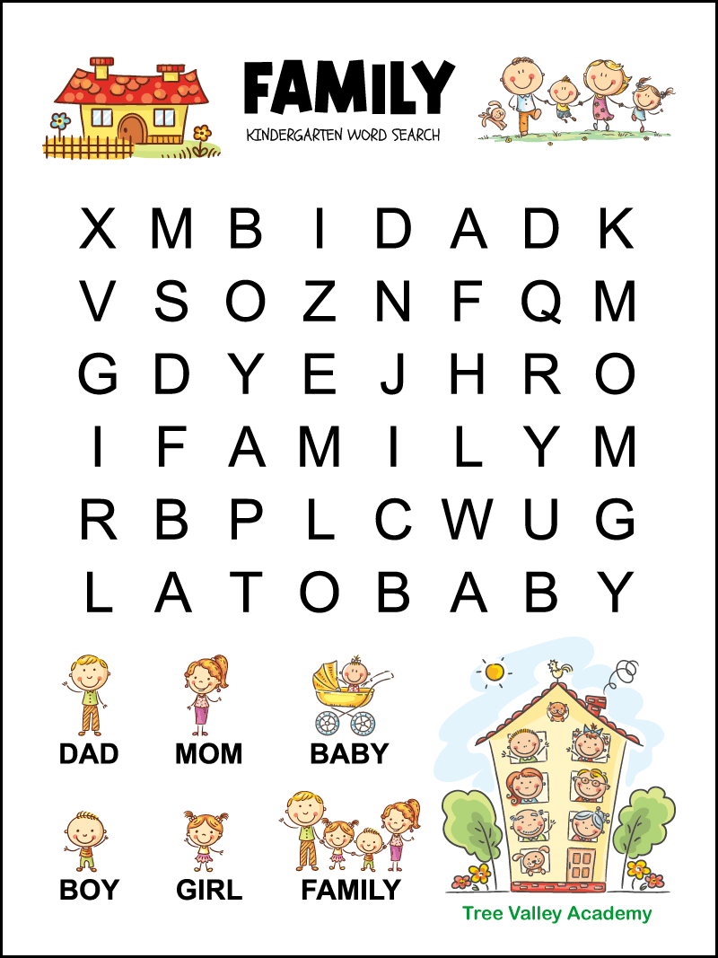 Kindergarten Puzzles Printable