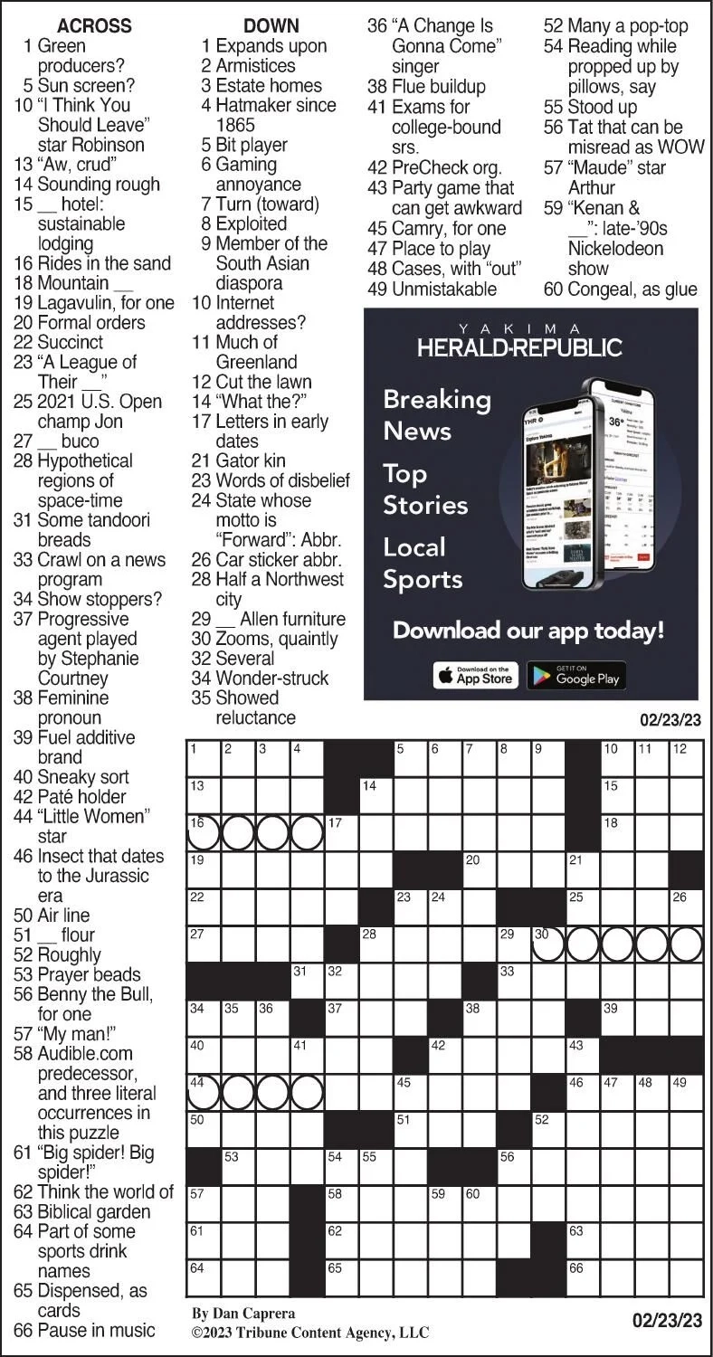 La Times Crossword Puzzles Printable Calendar