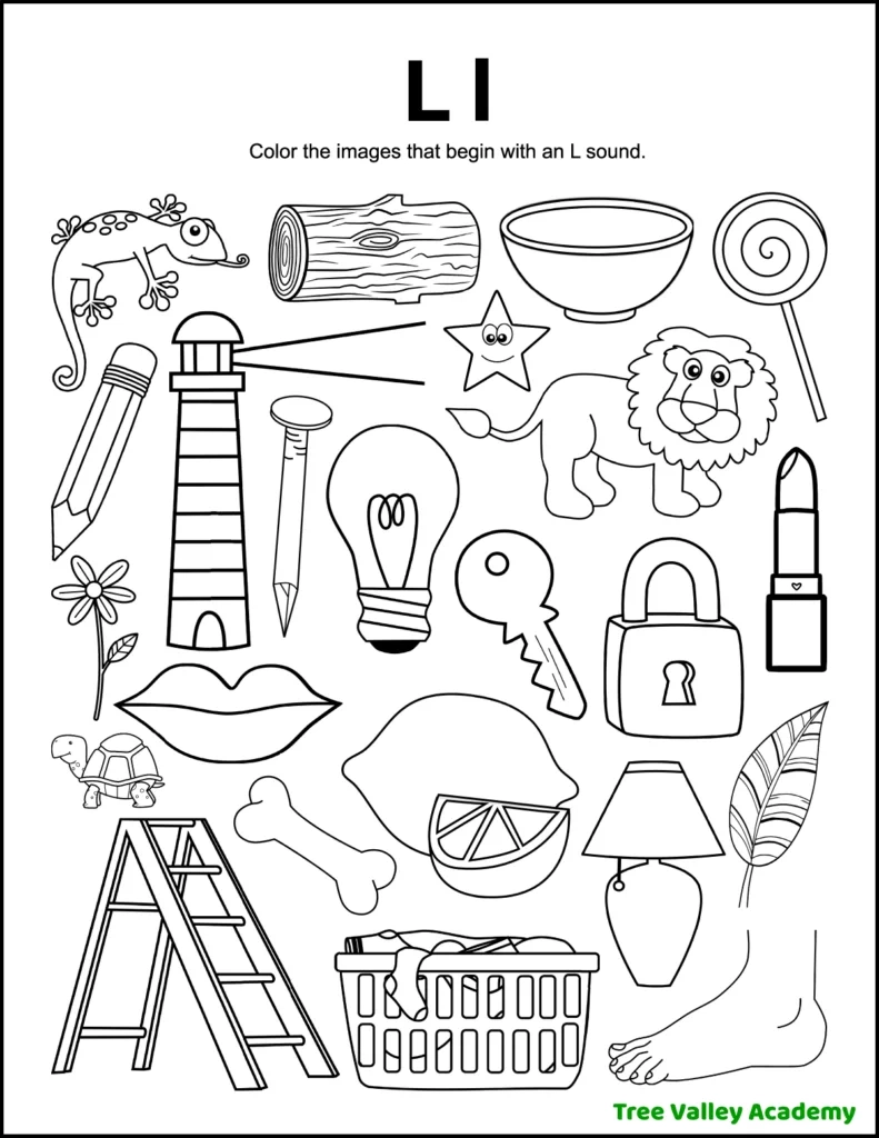 Free Printable Letter L Worksheets