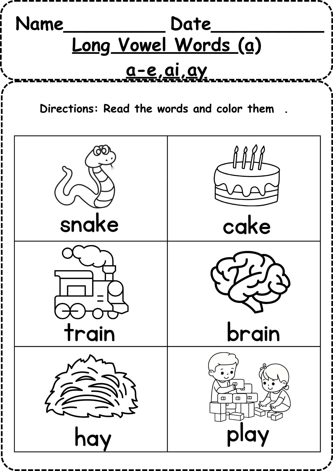 Vowels Free Printable Worksheets