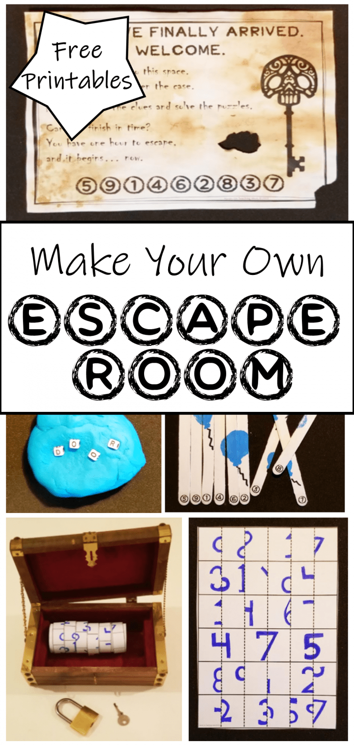 Make Your Own Escape Room For Kids FREE Printable