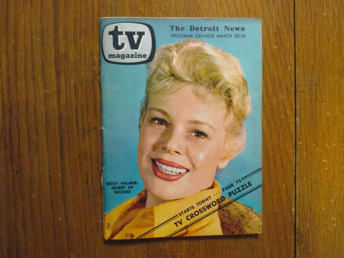 Mar 1960 Detroit News TV Mag LLOYD BRIDGES RAY MILLAND BETSY PALMER ROBERT RYAN 