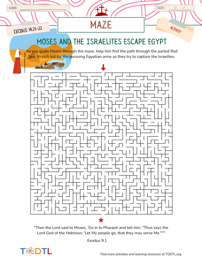 Moses And The Israelites Escape Egypt TODTL ORG