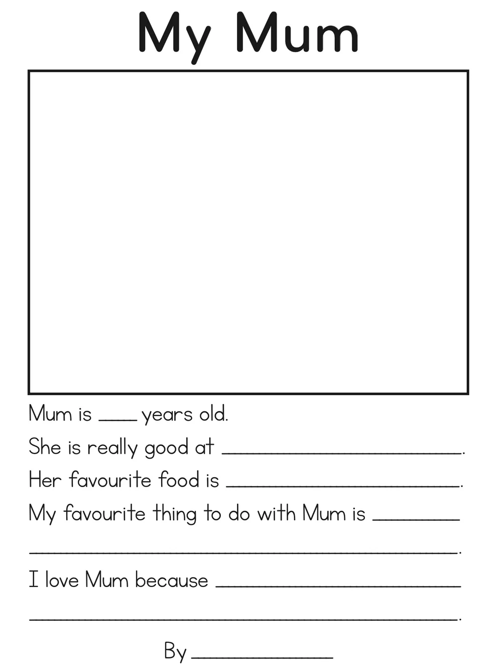 Free Printable Mother's Day Activities