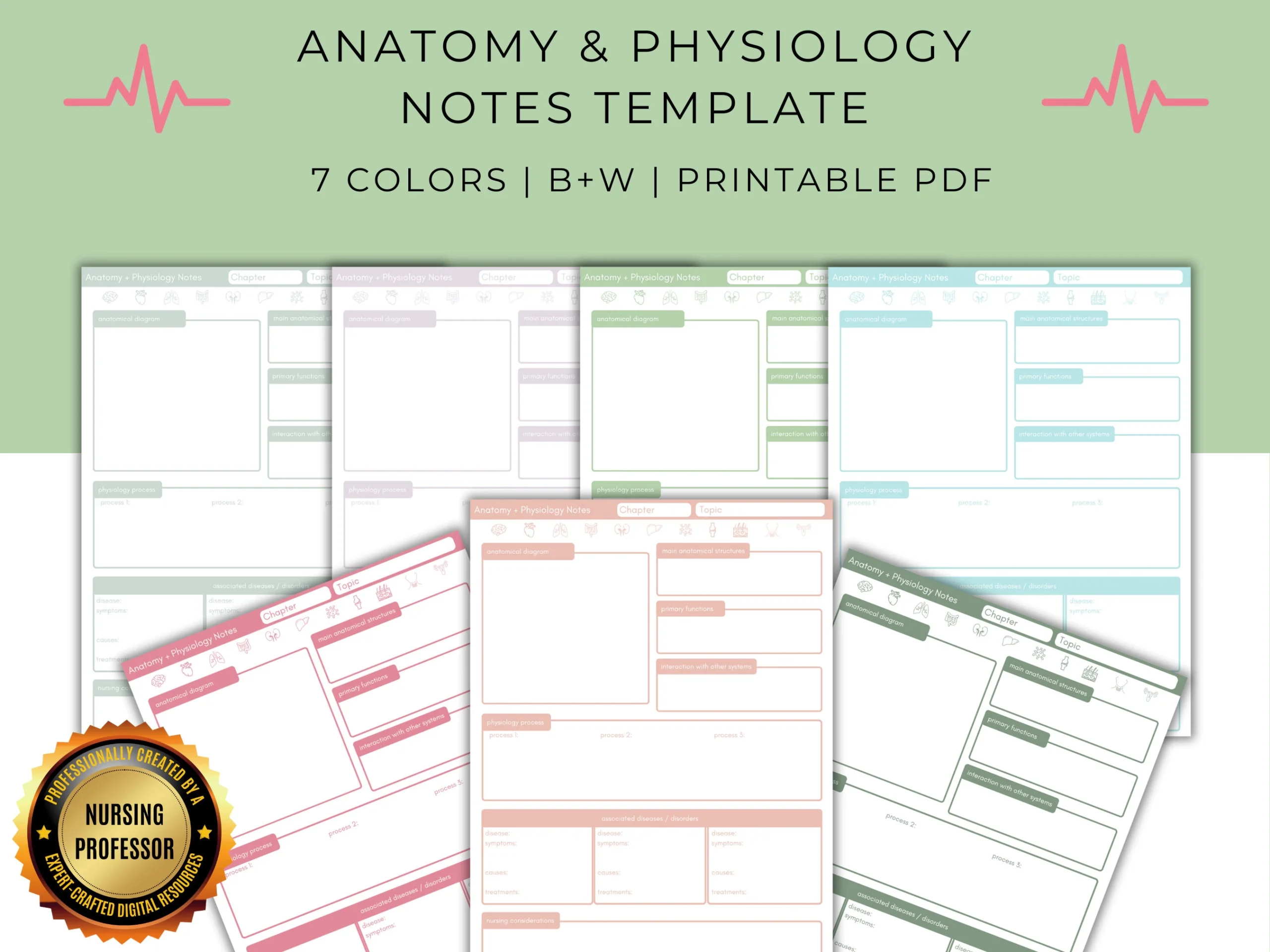 Anatomy And Physiology Printable Notes