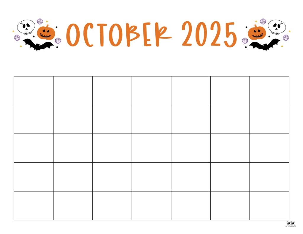 Blank 2025 Printable Calendar
