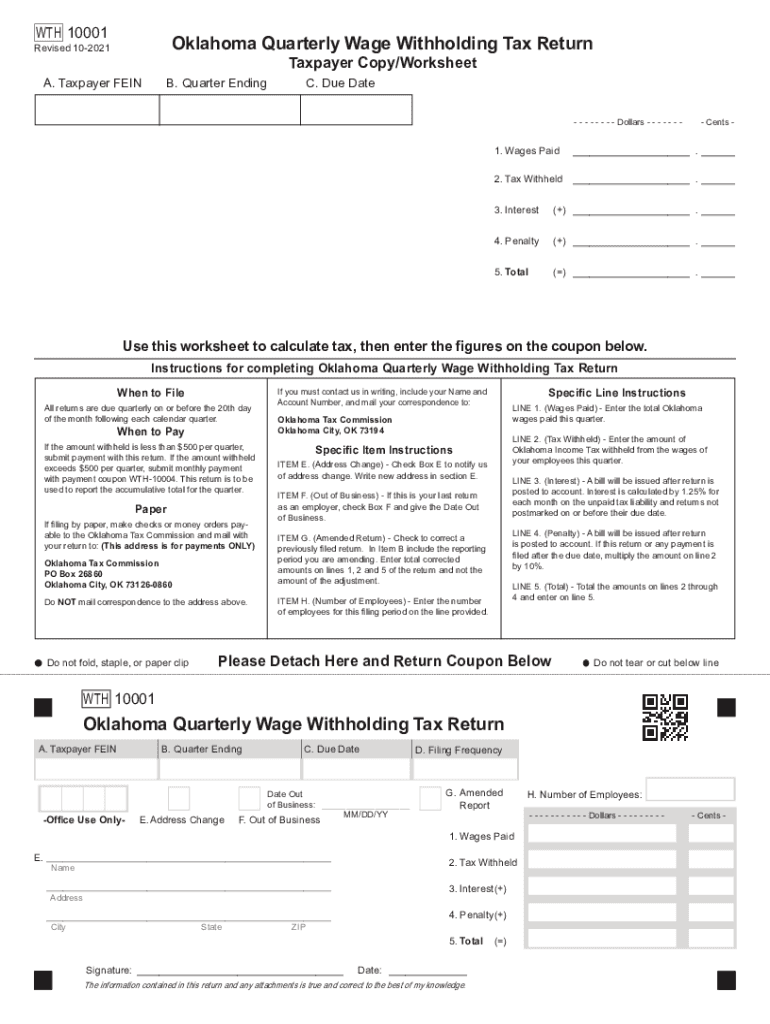 Oklahoma W4 Form 2023