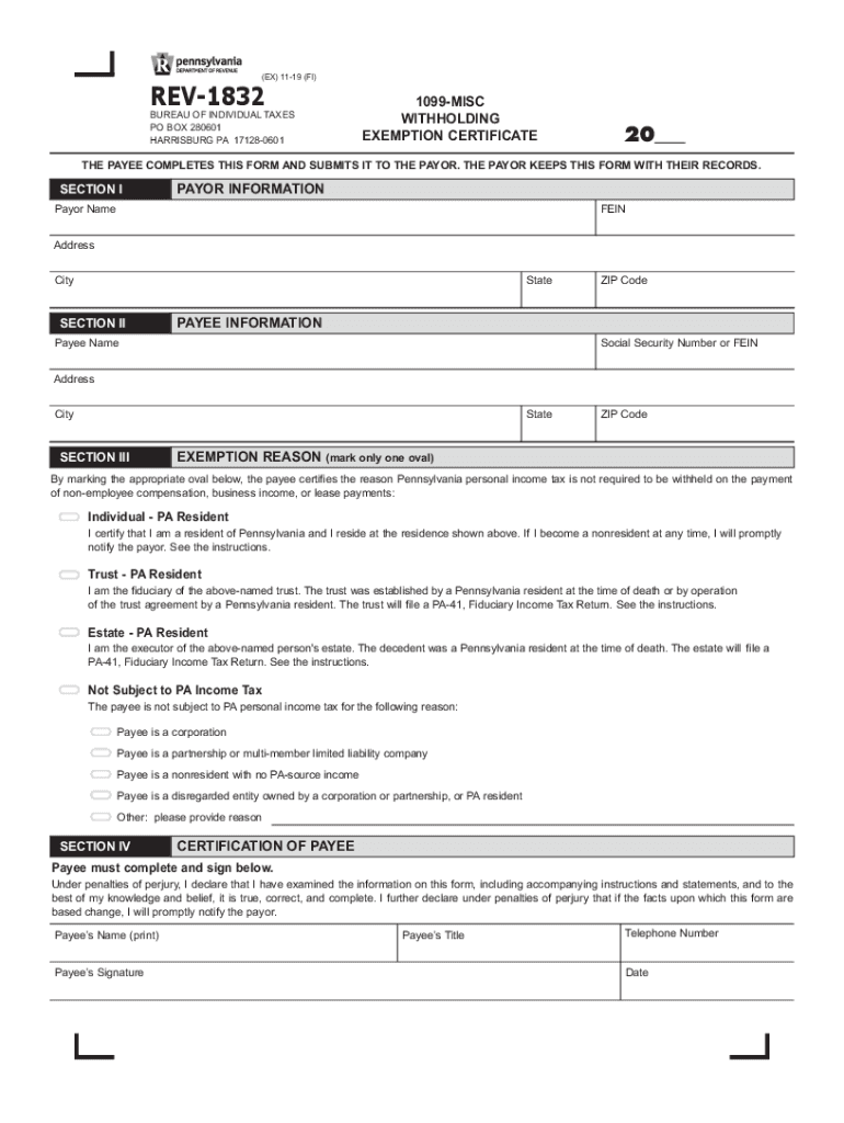 Pa 40 Tax Form Printable