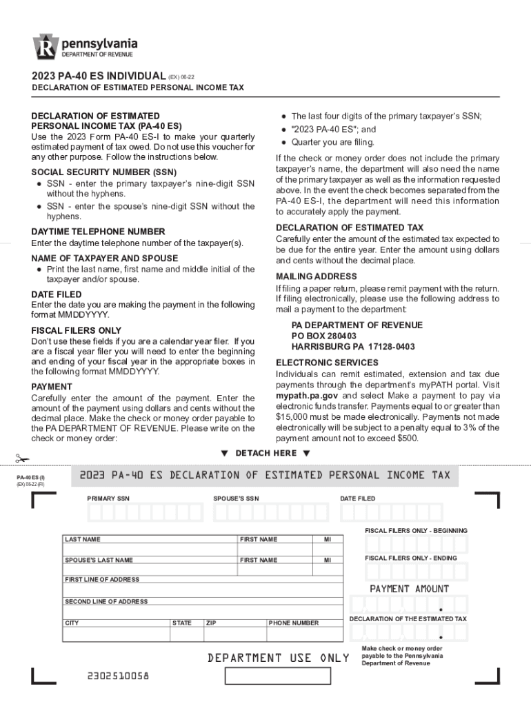 Pa 40 Tax Form 2024 Printable