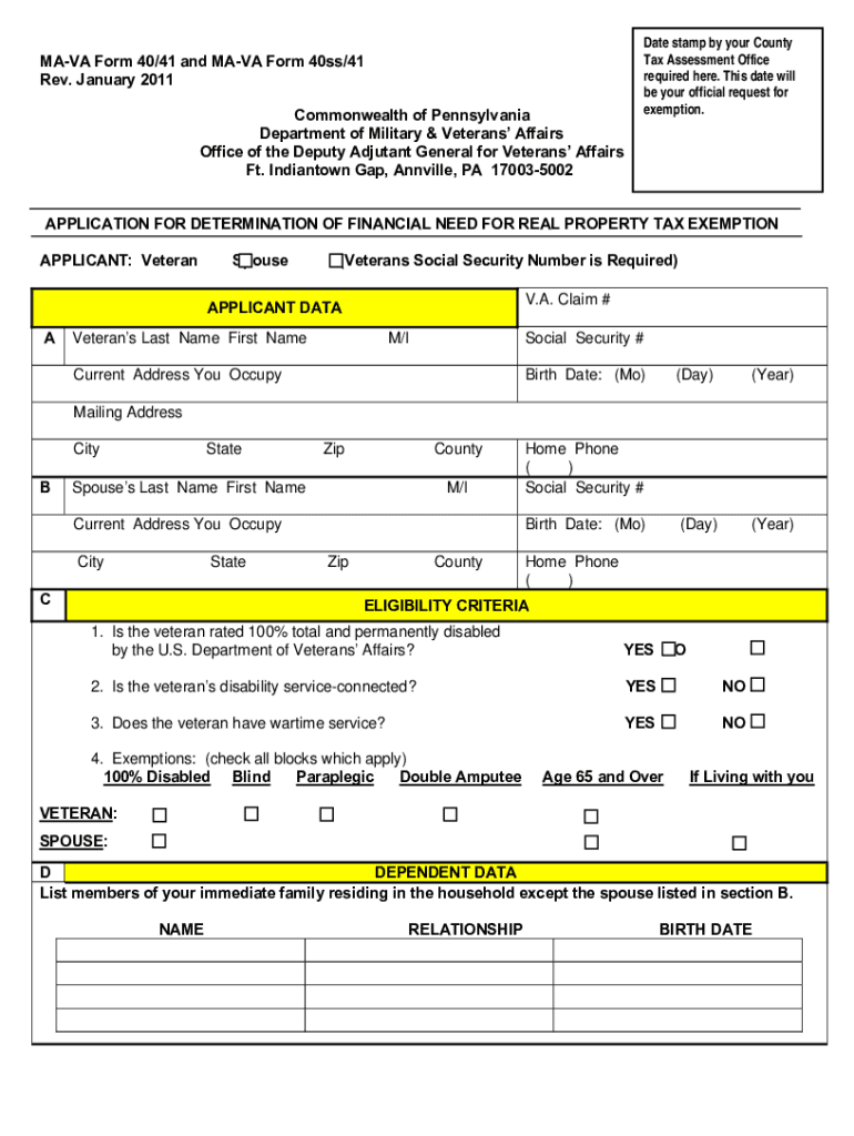 Va Form 40-10007 Printable