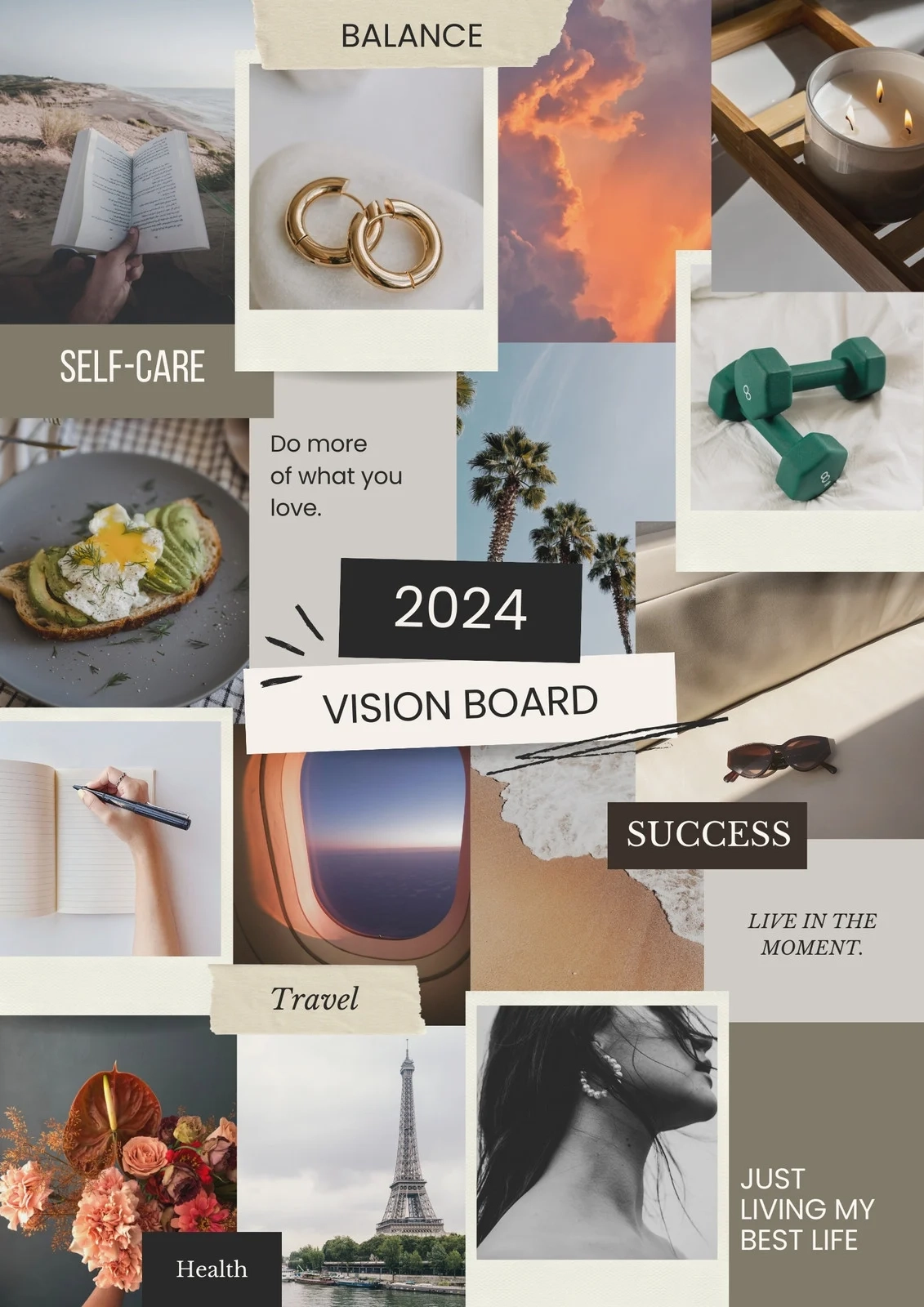 Printable Vision Board Pages