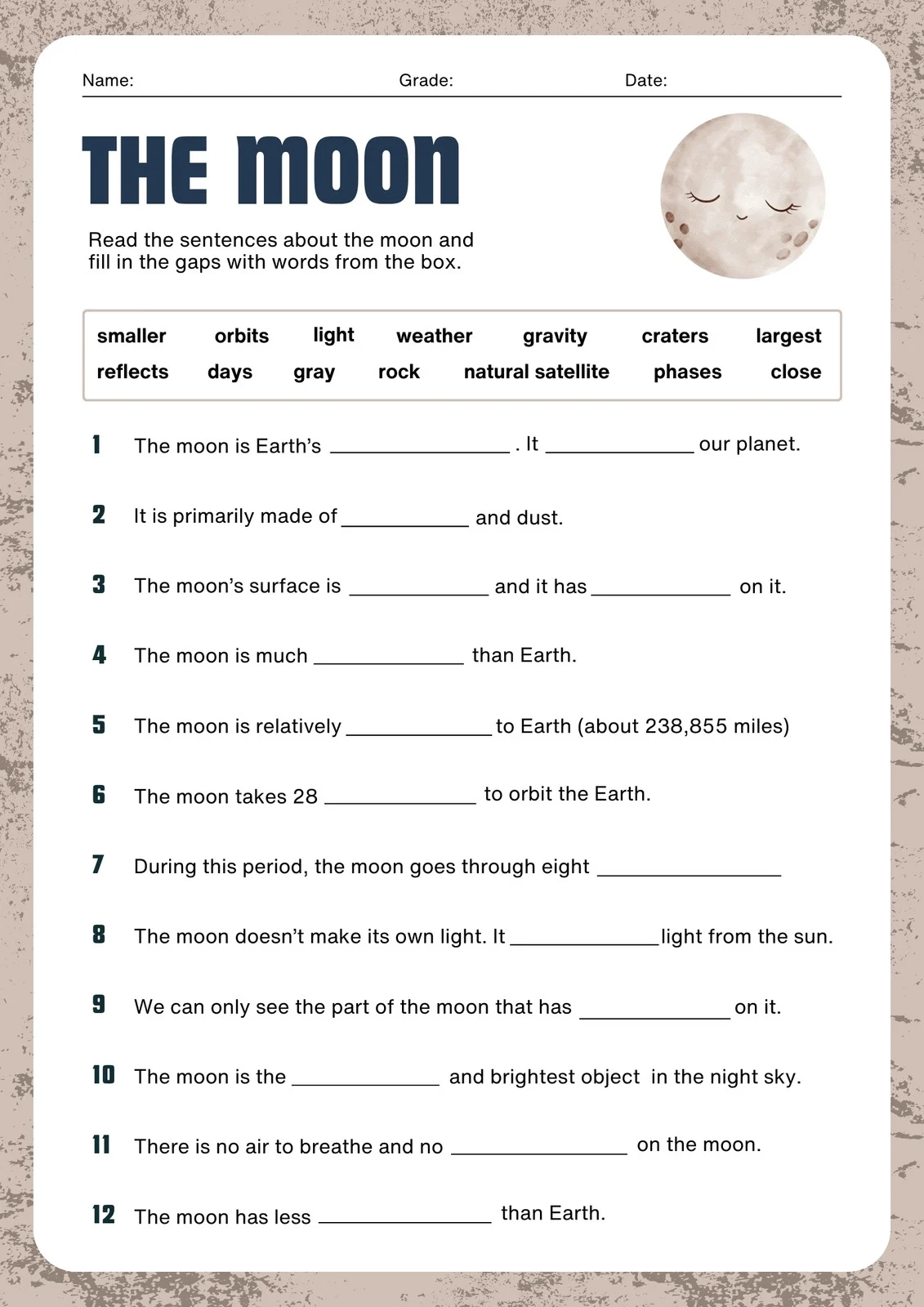 Free Printable Reading Worksheets For Grade 3