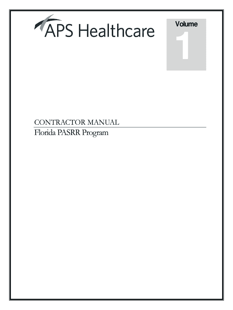 Pasrr Level 1 Form Florida