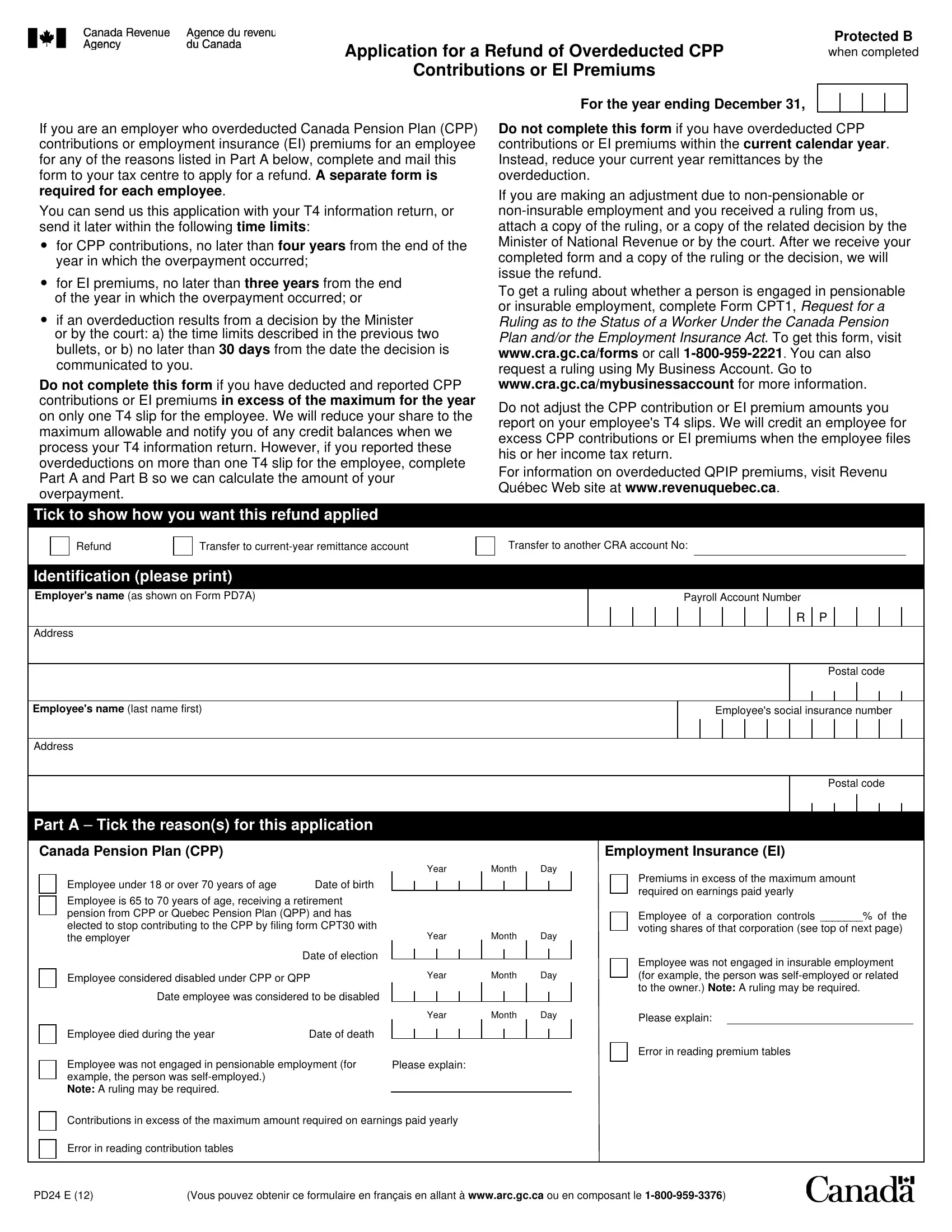 Printable Form To Apply For Cpp