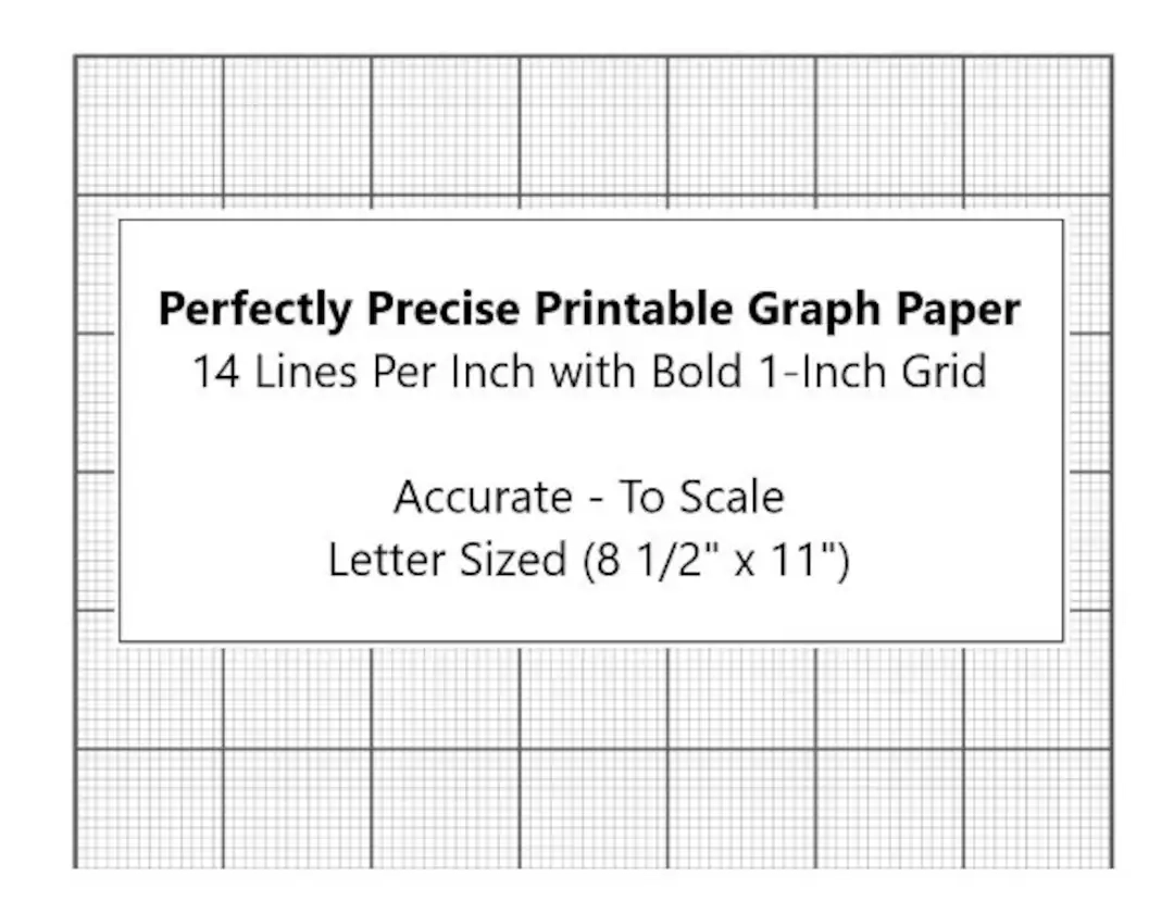 Printable Graph Paper 14 Squares Per Inch