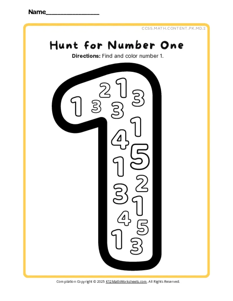 K12 Learning Printable Worksheets