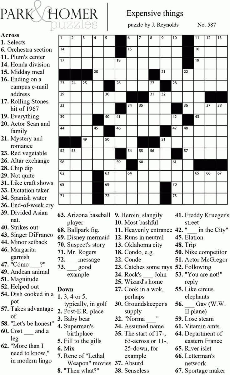 Newsweek Crossword Puzzles Printable