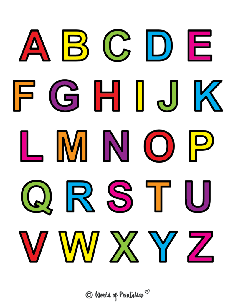 Free Printable 2 Inch Letters For Crafts