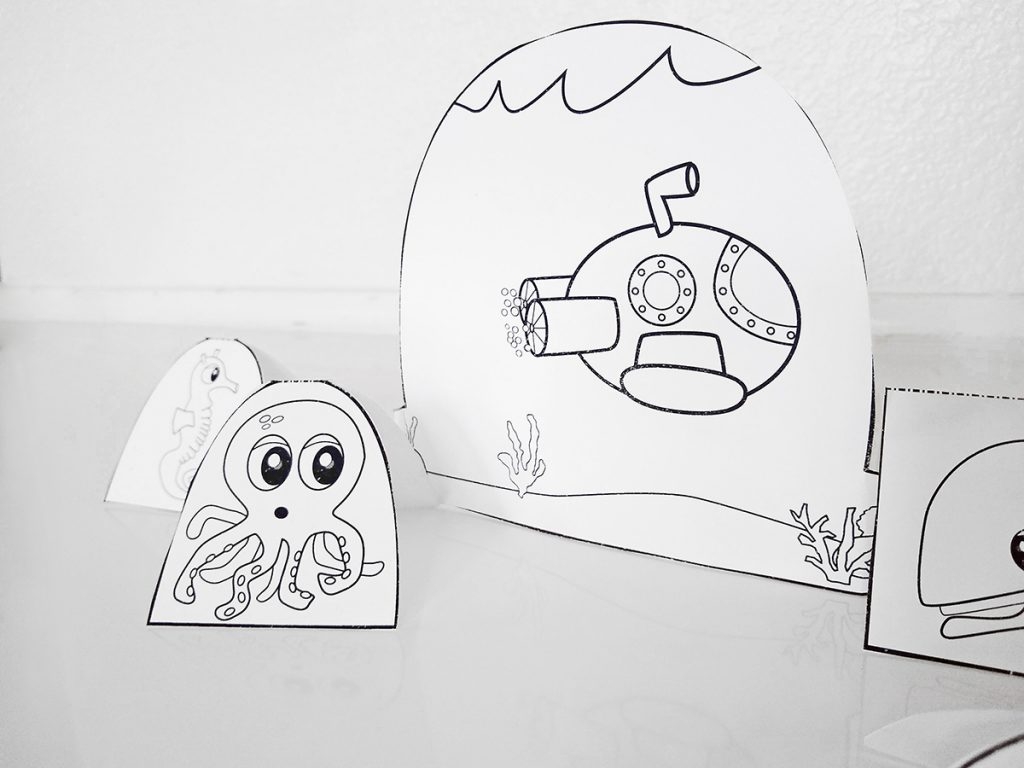 Printable Ocean Craft Create In The Chaos