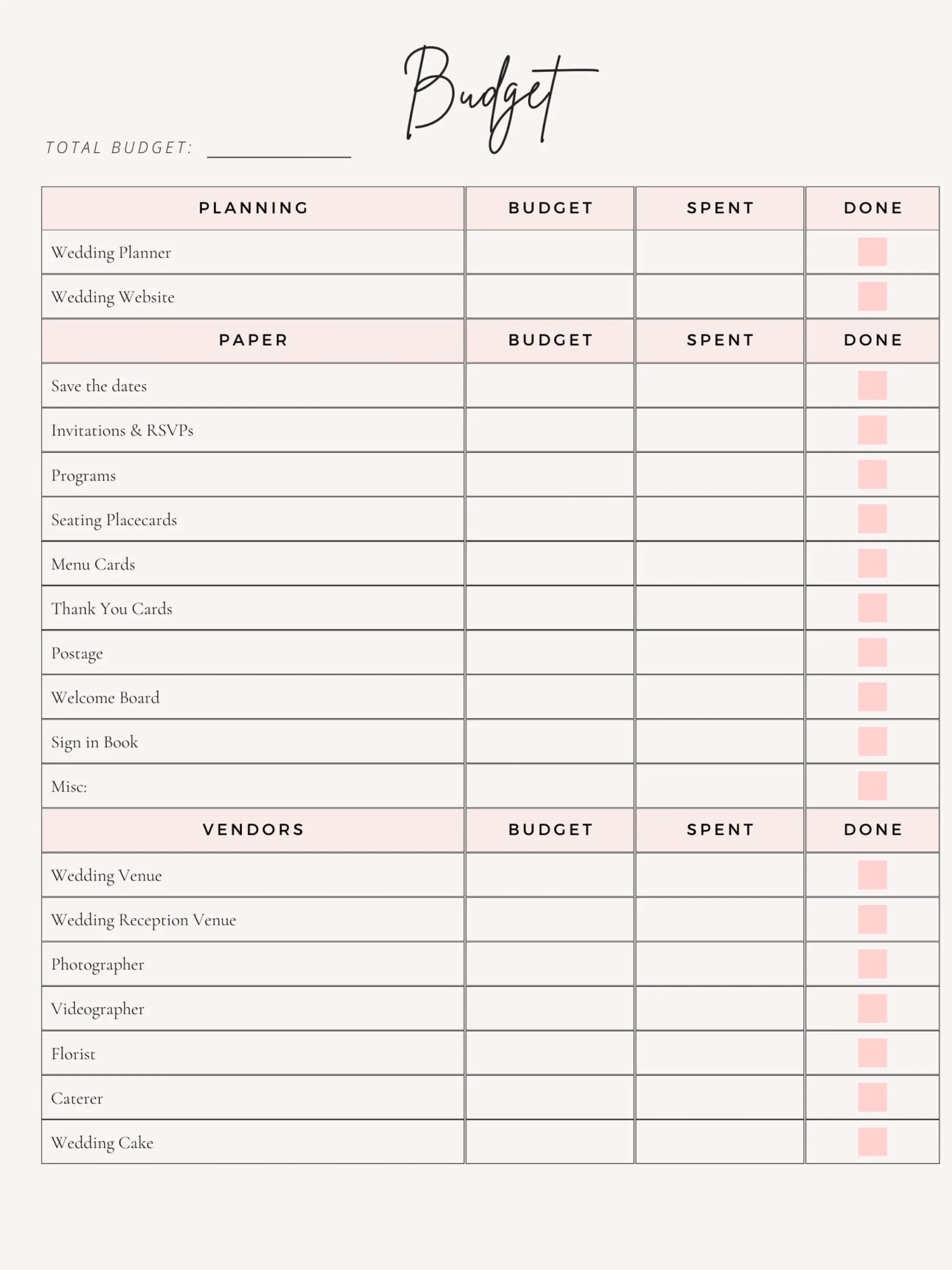 Printable Wedding Planner For Download Wedding Planning Timeline 
