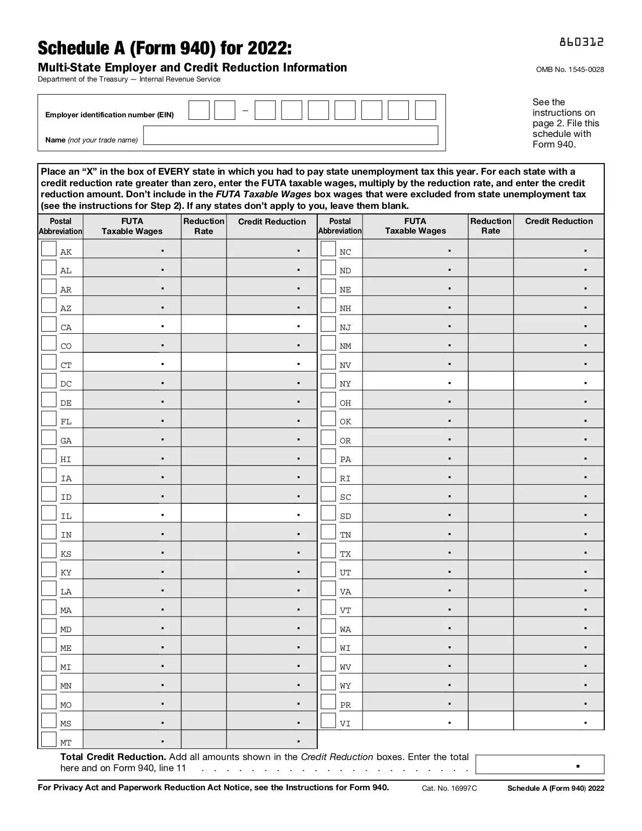 Schedule A Form 940 Fill And Sign Online With Lumin