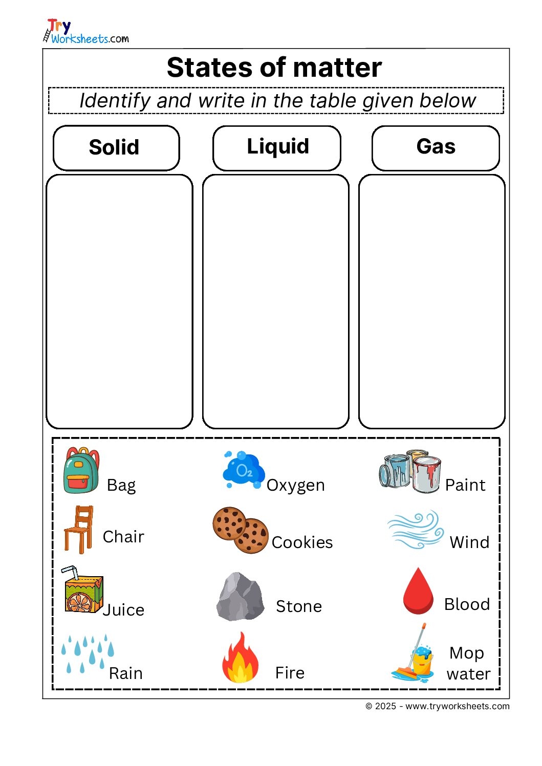 Printable Science Worksheets For Grade 3