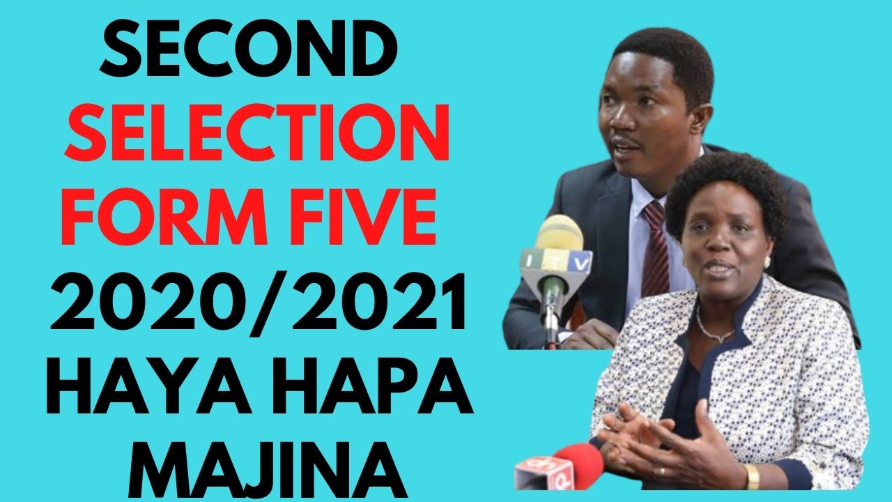 Form Five Selection 2020/2021