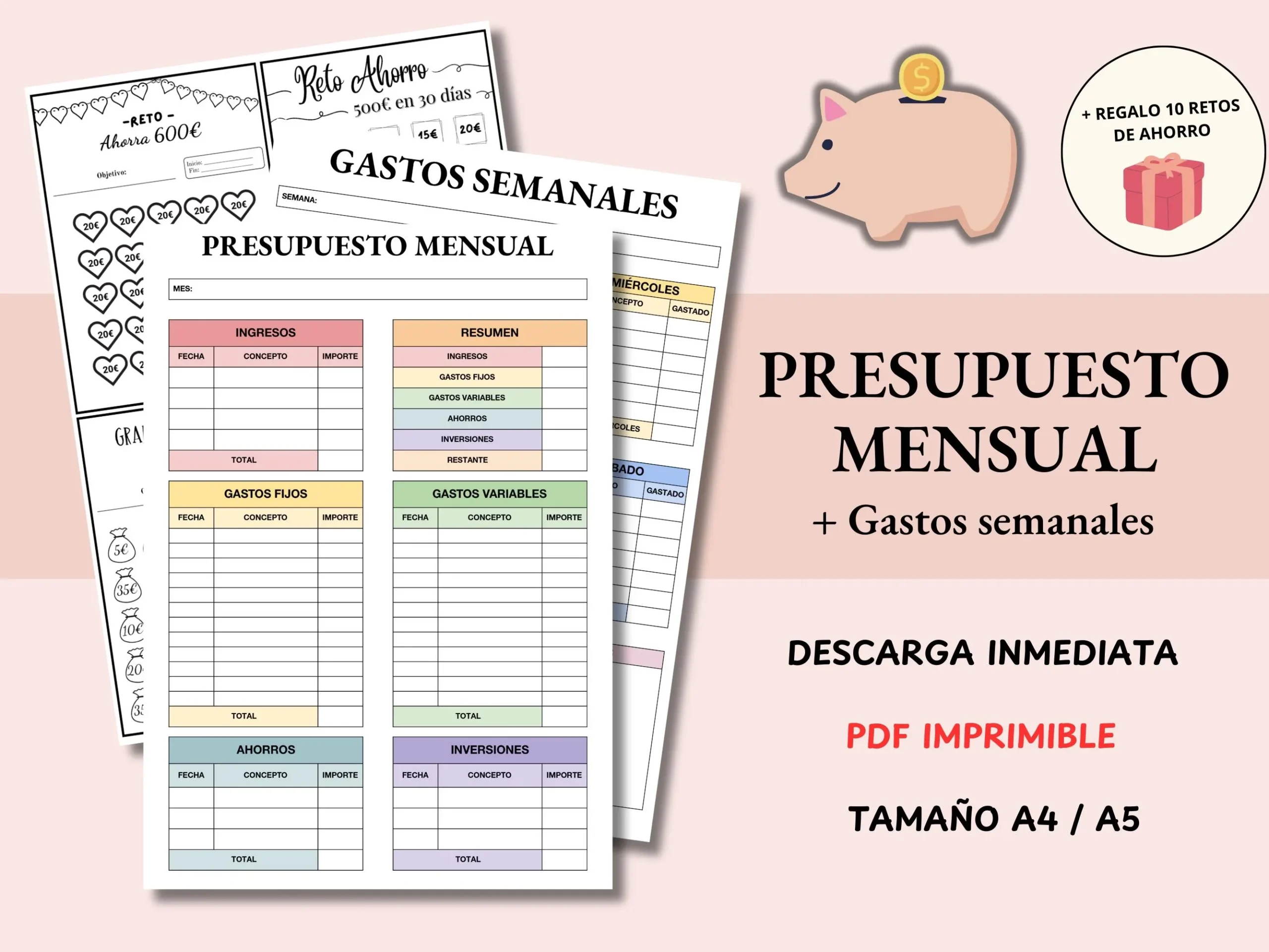 Printable Budget Worksheet In Spanish