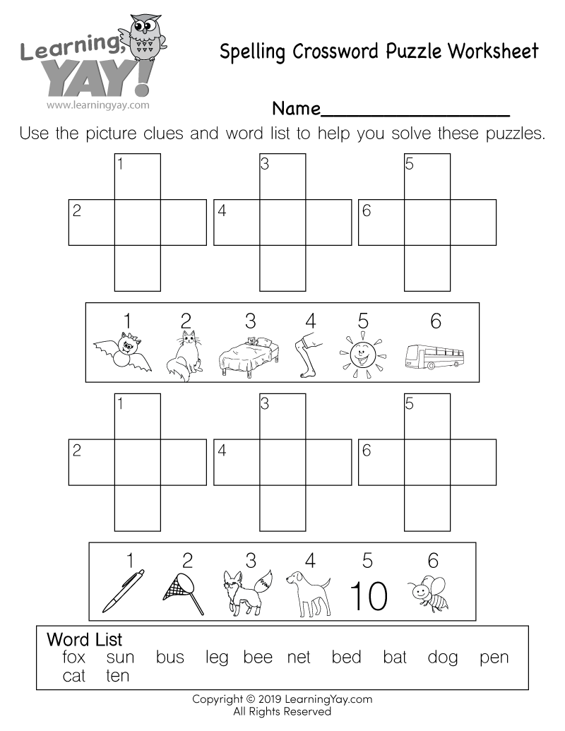 Free Printable Puzzle Sheets