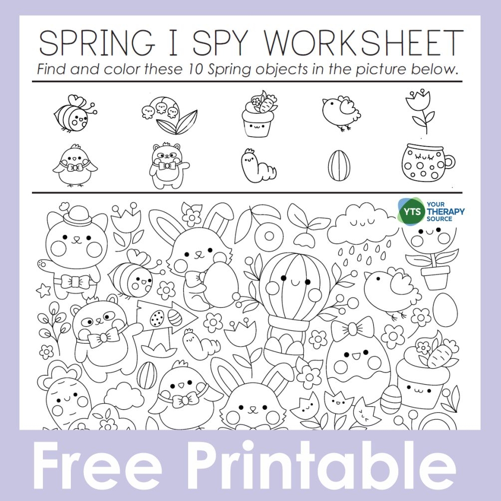 Free Printable Spring Worksheets