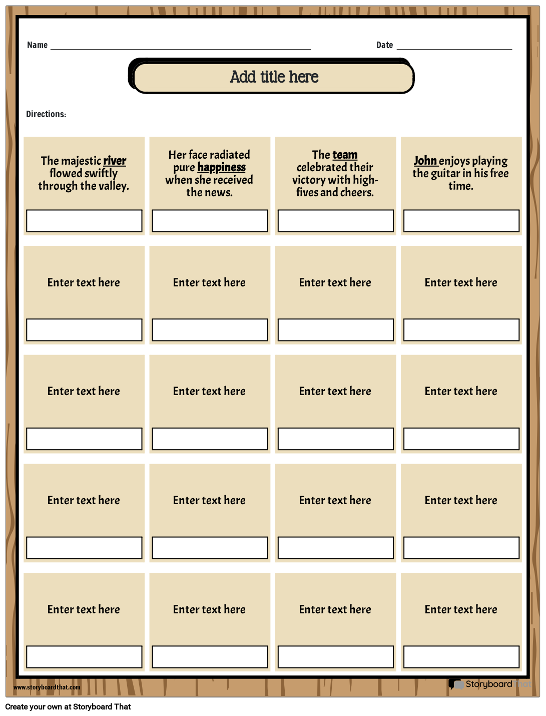 Printable Worksheets On Types Of Nouns