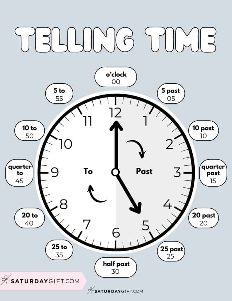 Printable Time Clock Worksheets