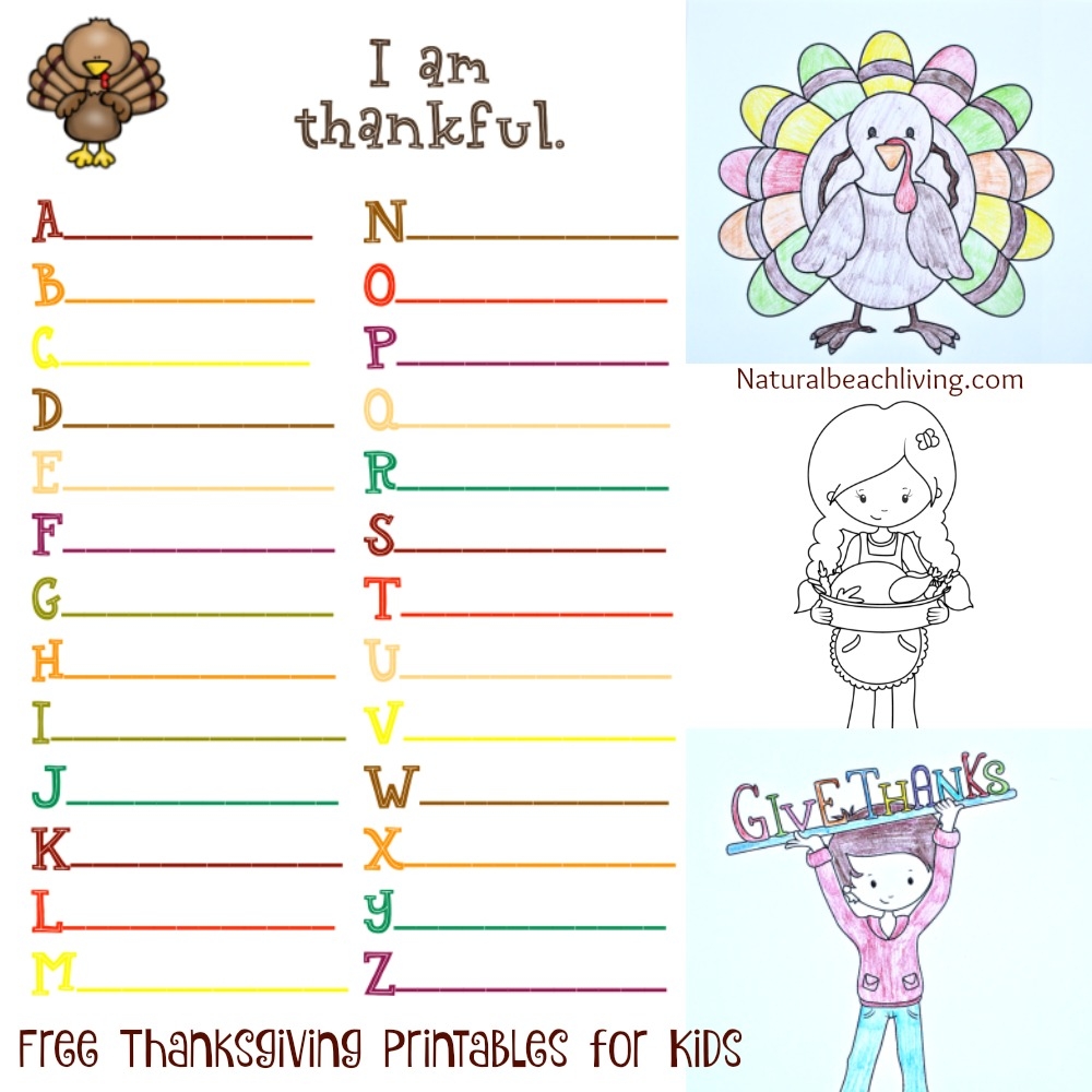 Thanksgiving Day Free Printable Worksheets