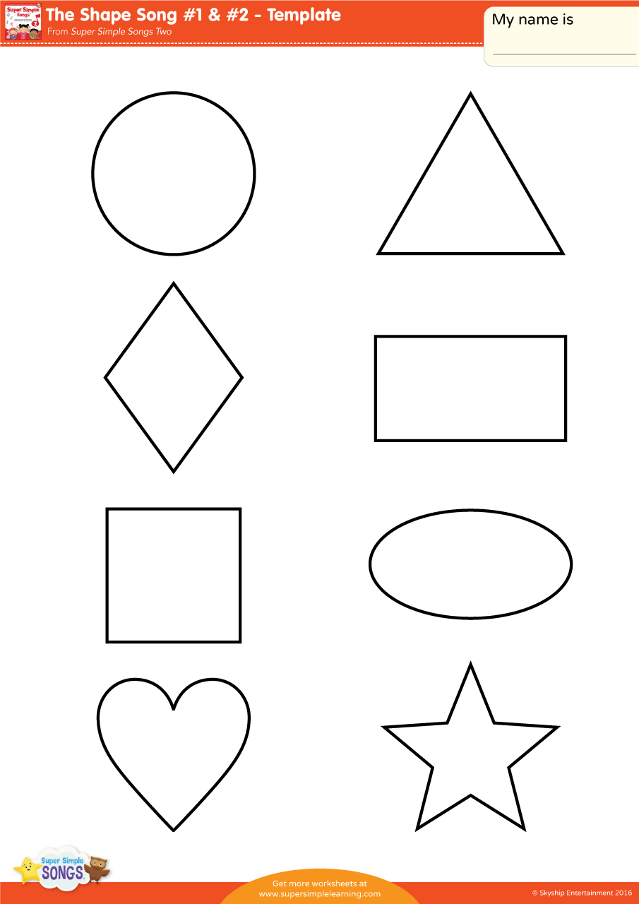 Shape Printable Worksheets
