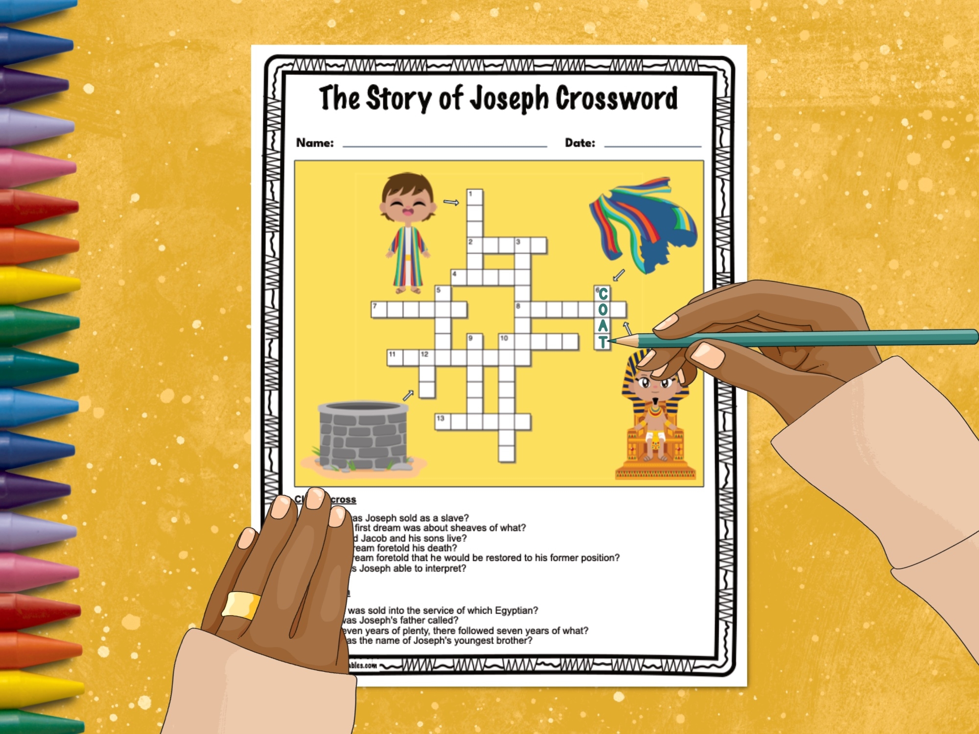 Joseph Crossword Puzzles Printable