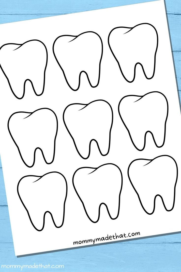 Free Tooth Printables For Preschoolers