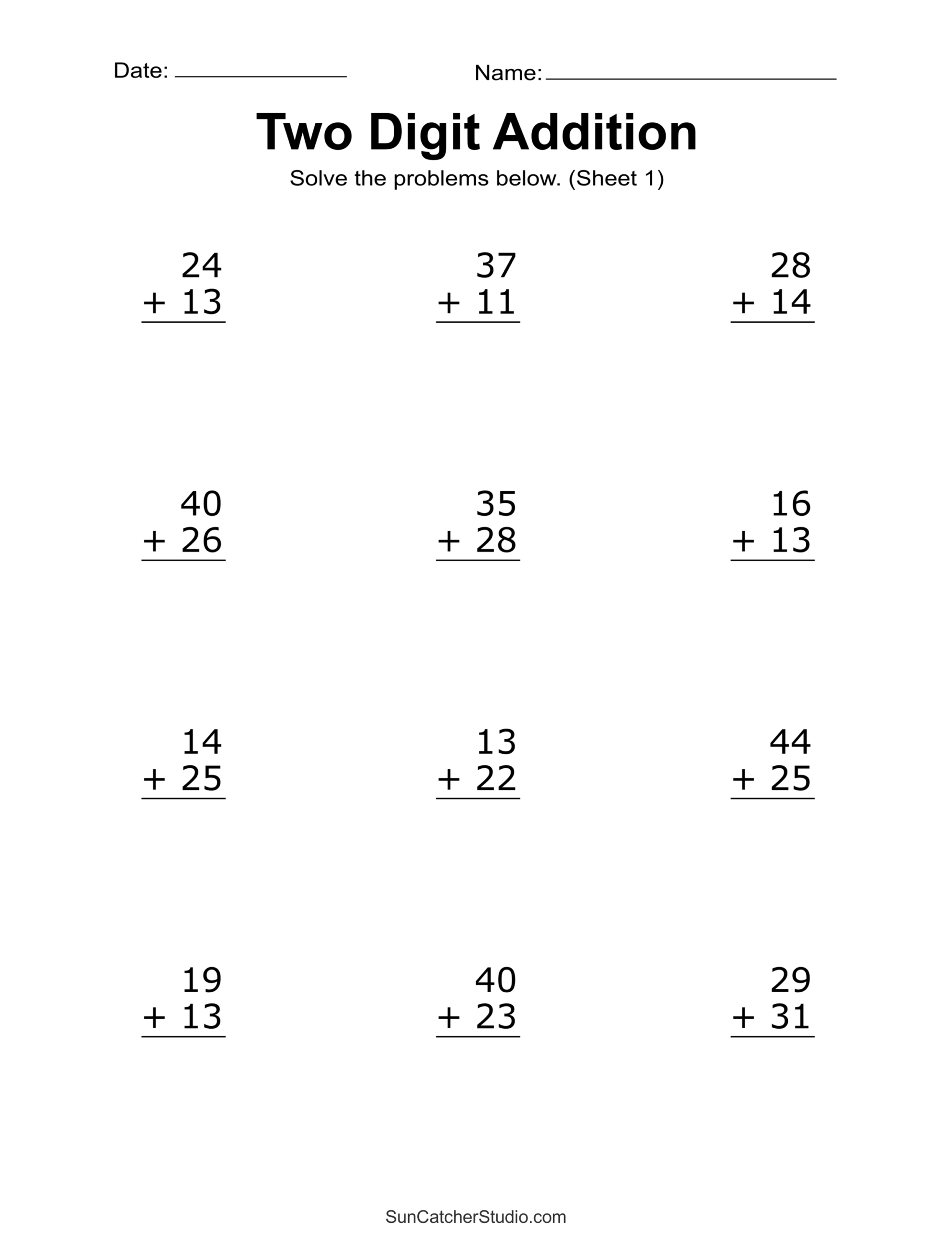 2nd Grade Printable Worksheets Pdf