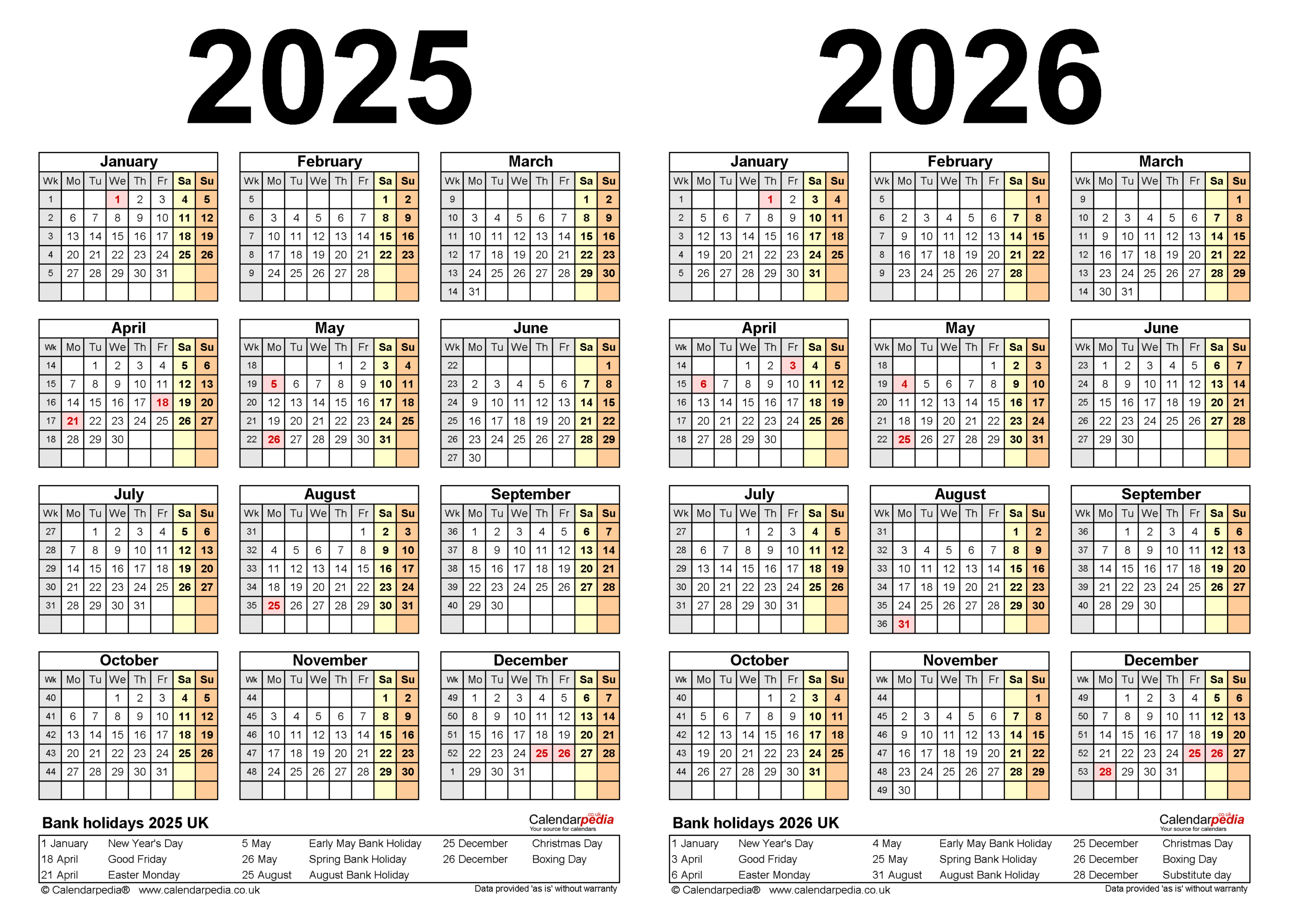 2025 26 Calendar Printable