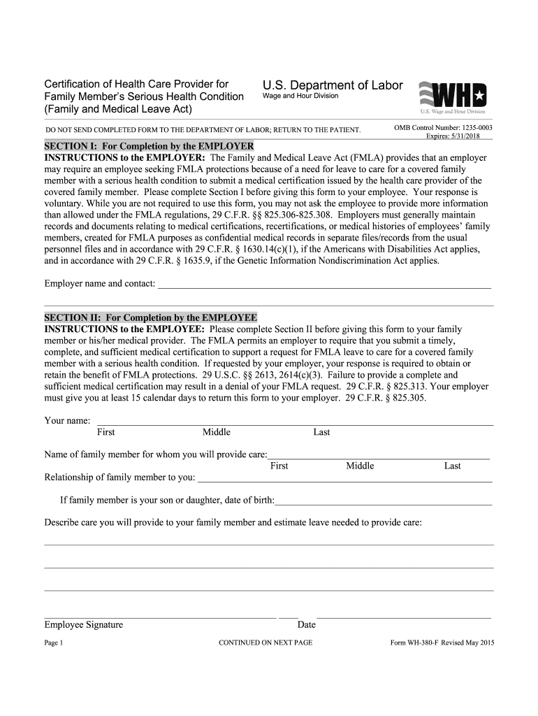 Wh 380 F Revised May 2015 Fill Out amp Sign Online DocHub