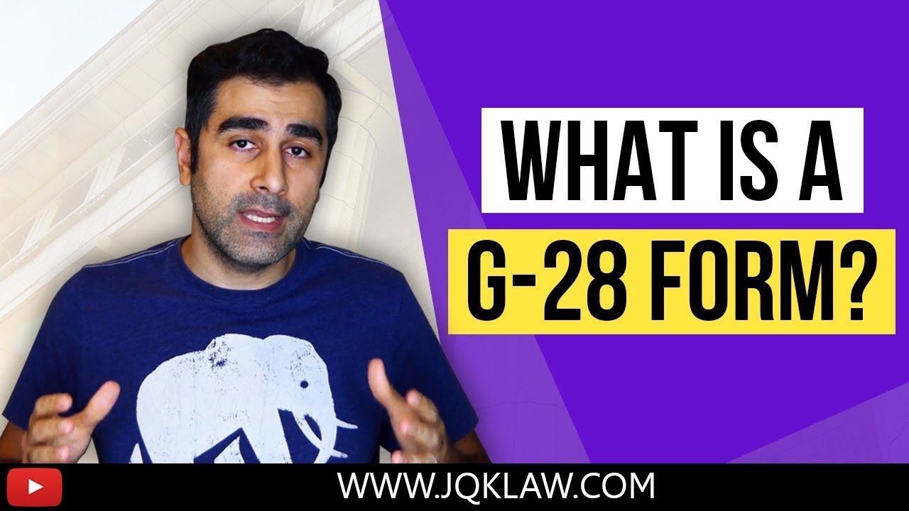 What Is A G 28 Form 