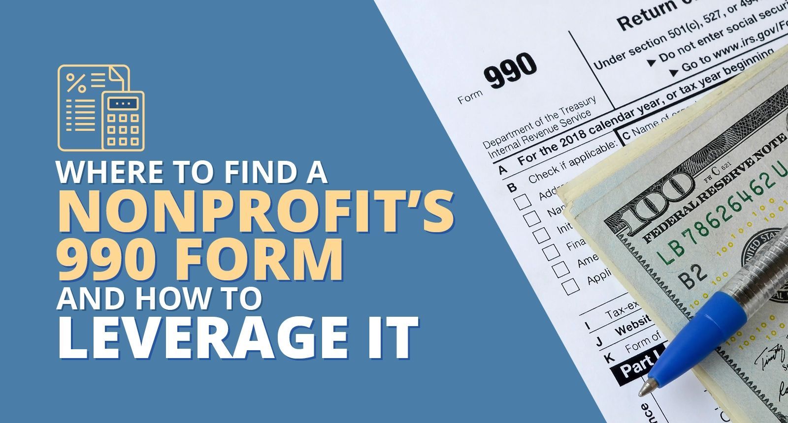 Where To Find A Nonprofit s 990 Form And How To Leverage It