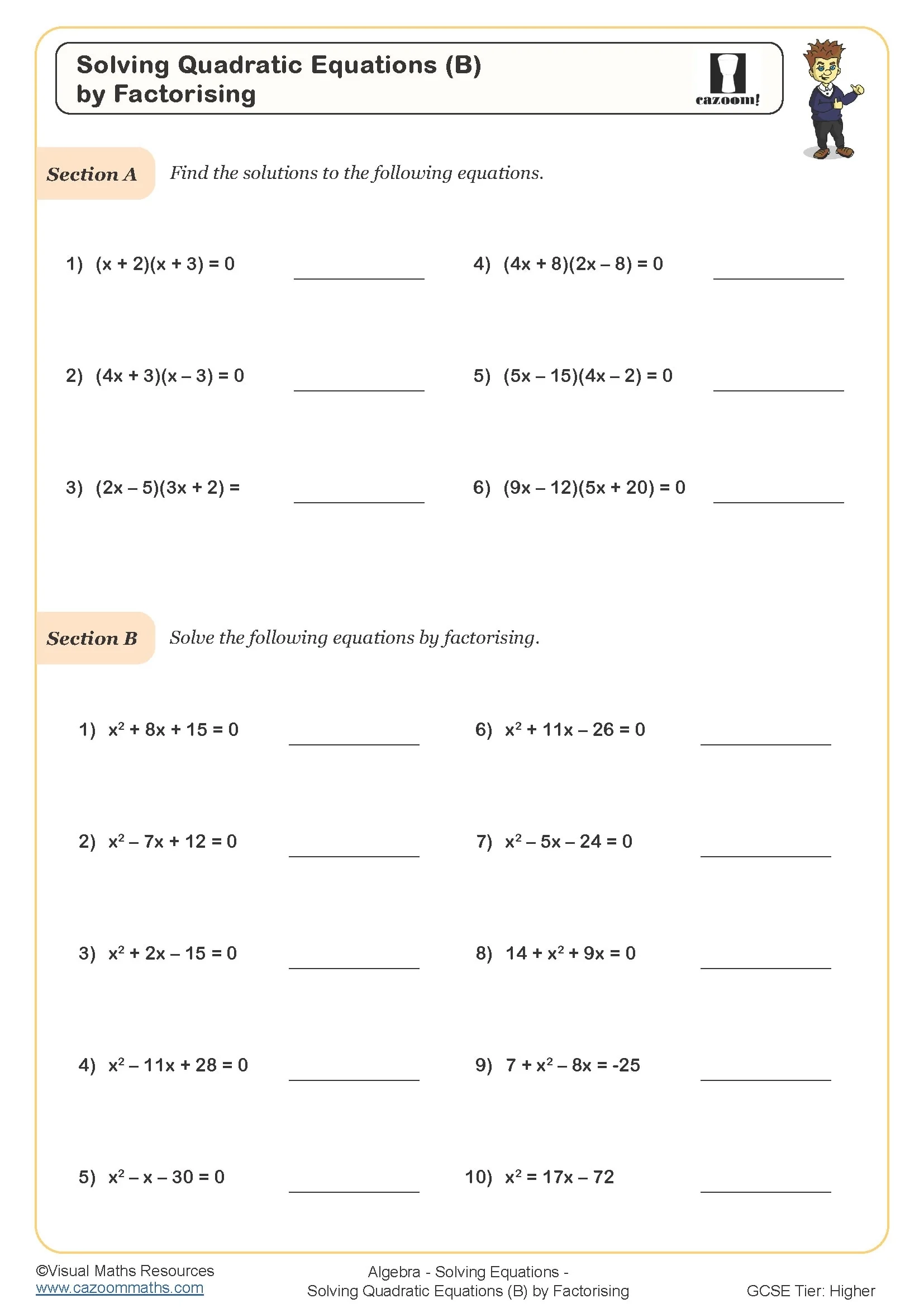 Year 8 Maths Worksheets Free Printable PDF Year 8 Worksheets