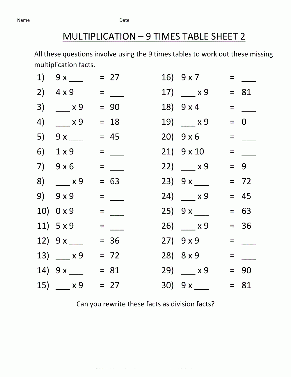 Maths Printable Worksheets For Year 8